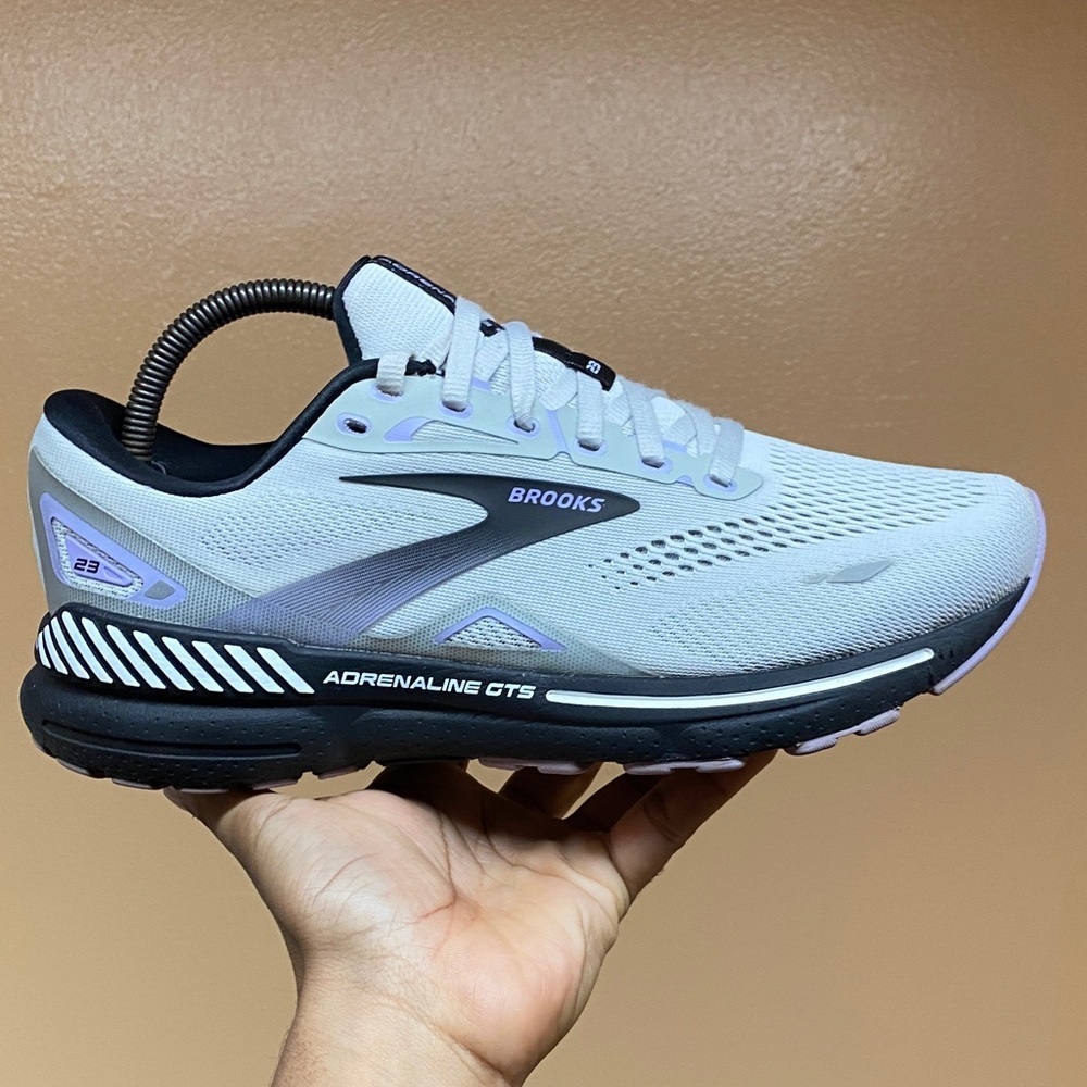 Brooks Adrenaline GTS 23 “Gray Black Purple” Size 10 Medium - Picture 4 of 17